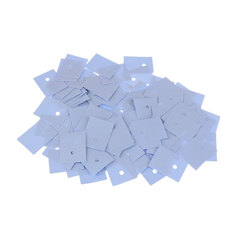 100Pcs To-220 Insulation Pads Heatsink Thermal Pad Soft Silicone Sheet Insulation Cloth