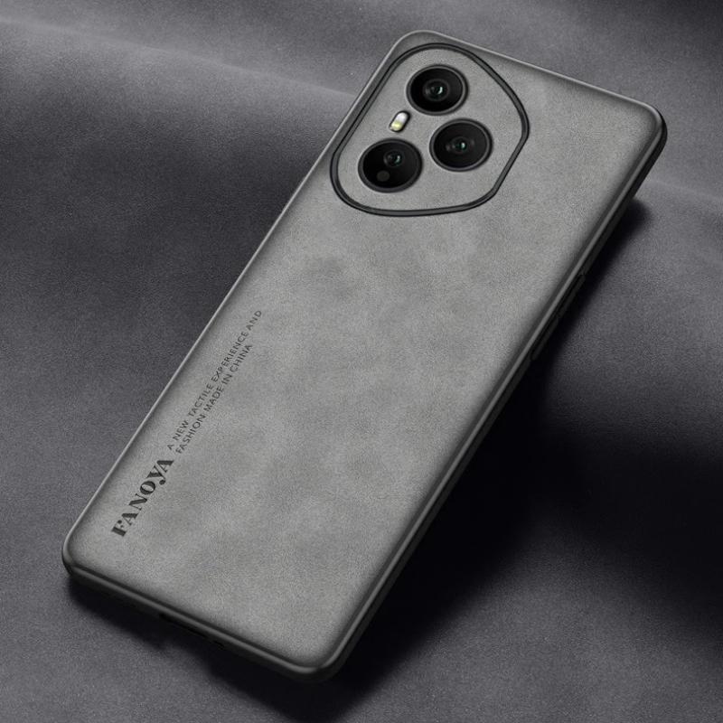 Funda de Cuero de Piel de Cordero para Honor 400 Pro para Honor 400 Lite Honor400 Power GT Pro Parachoques de Silicona Mate Cubierta con Soporte
