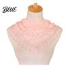 Sheer Lace Triangle Bandana Rose Tassel Scarf for Women Elegant Hollow Floral Women Shawl Versatile Lightweight Head Wrap Parties And Photoshoots