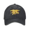 Navy Seals Abzeichen Baseballkappen Mode Denim Hüte Outdoor Verstellbare Kappe Hip Hop Baseball Cowboyhut für Unisex