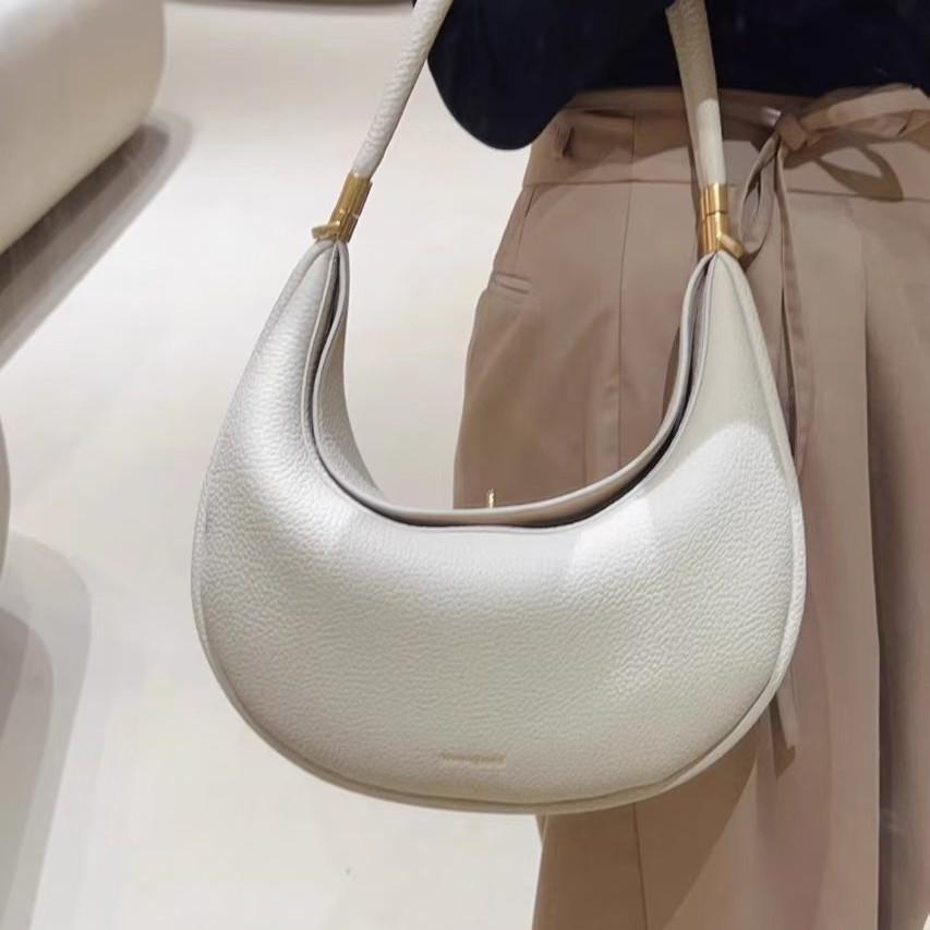 Borsa a mano sottospalla a mezzaluna media in PU - Borsa a spalla e a tracolla da donna