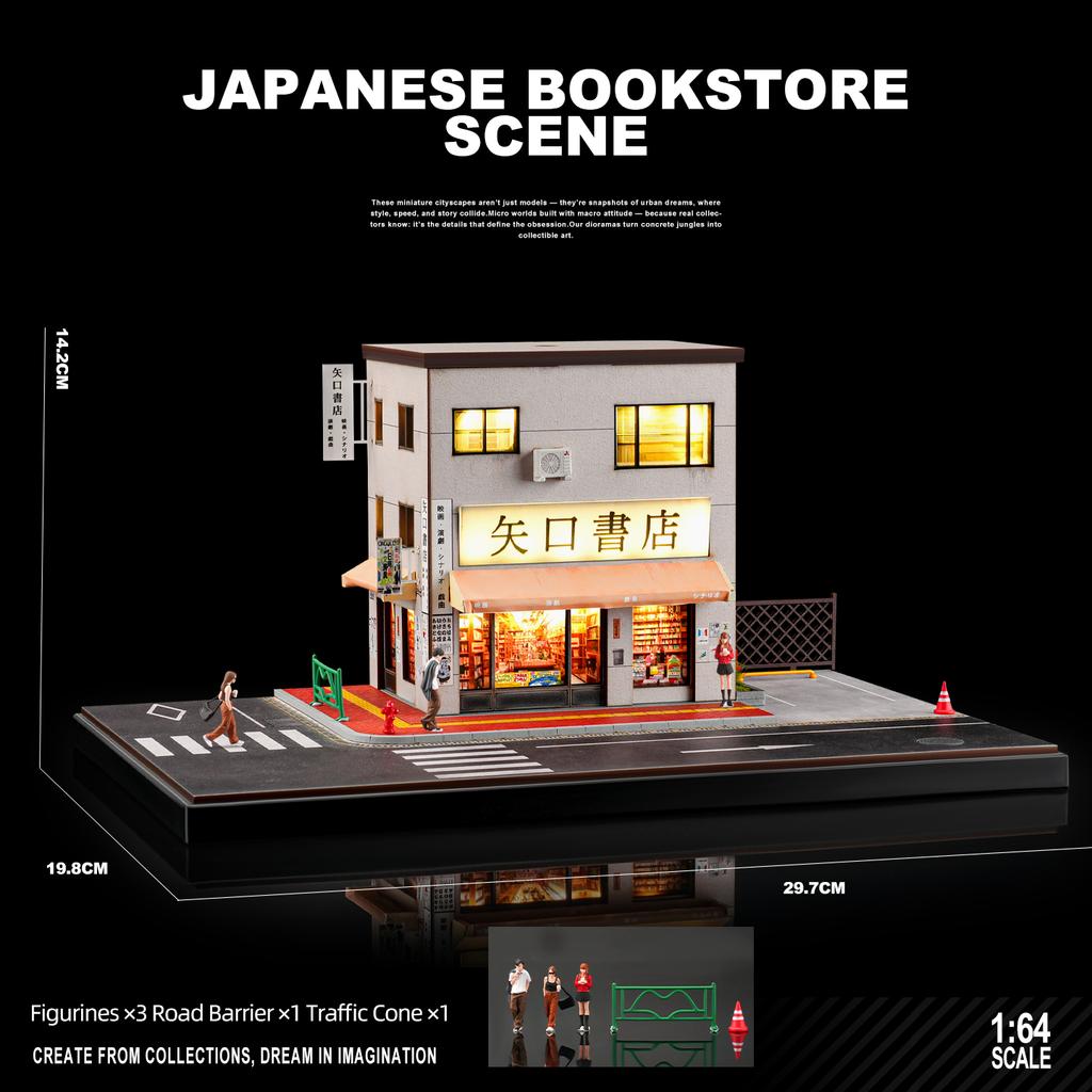 Collector 1/64 Fujiwara Tofu Shop Miniature Scene Model Figurines, Props and Ornaments Small-scale Display Sand Table