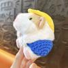 Keychain Pendant Cartoon Dutch Pig Doll Keyring Soft Velvet Touch Stress Relief Key Chain Backpack Hanging Decoration