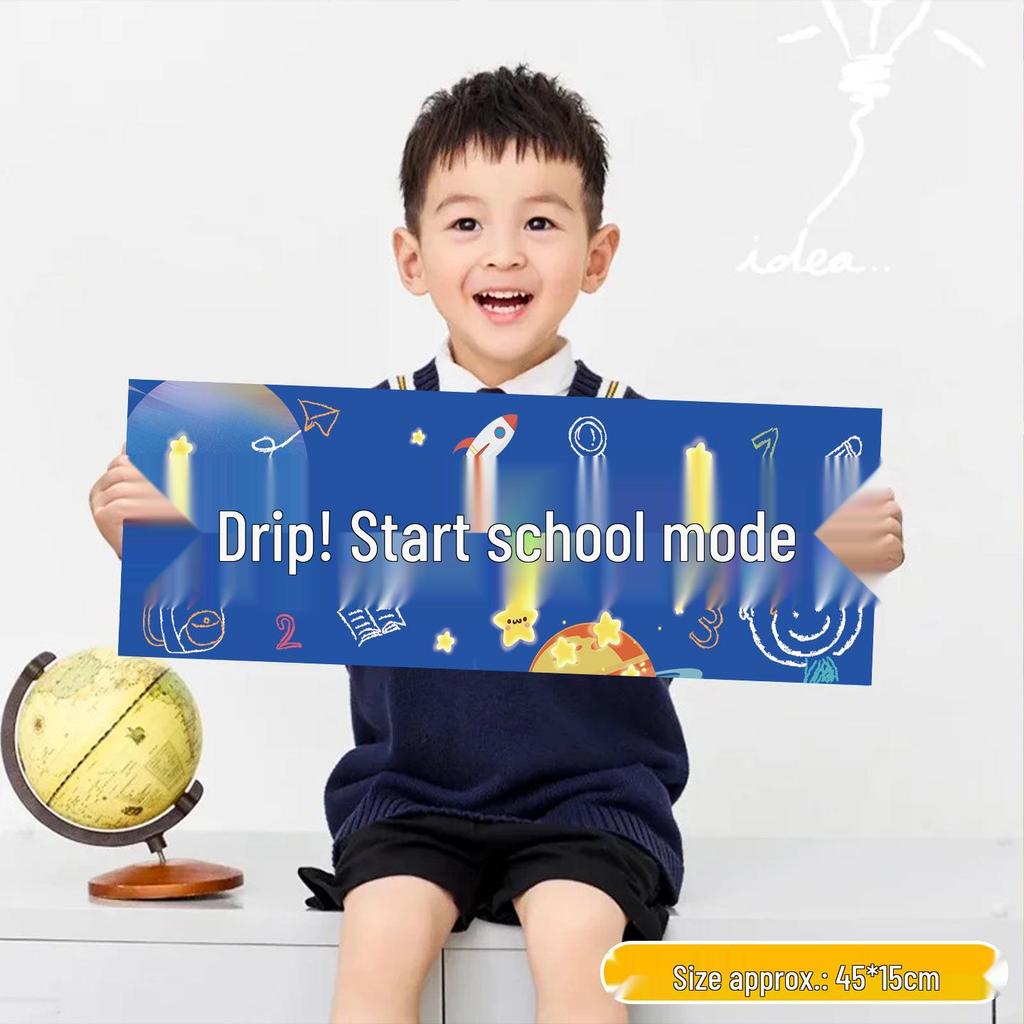 Kindergarten Back-to-School Photo Prop Banner for Activities and Decorations
