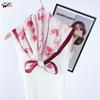 Fresh Pastoral Daisy Print Silk Scarf: Women's Spring/Summer Sun Protection & Versatile Neck Scarf