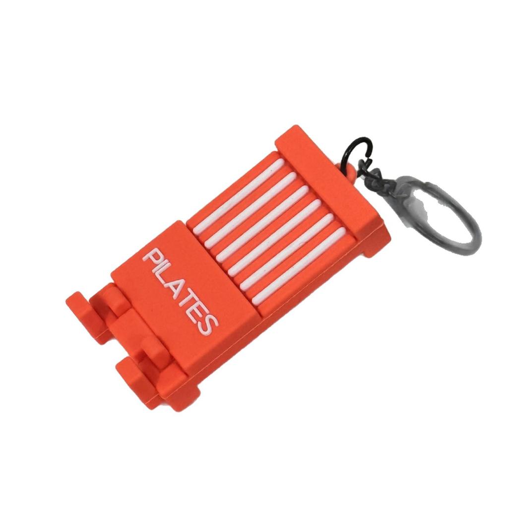 Eco-friendly Pilates Studio Soft Rubber Keychain Pendant: Cross-border Fitness & Creative Gift