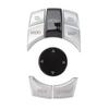 6PCS Central Multimedia Buttons Exquisite Surface Smooth Touch Control Knob Button Cover Fit for 1 3 5 6 Series
