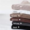 T-shirt élégant ajusté à manches longues brossé pour femme Automne/Hiver 2025