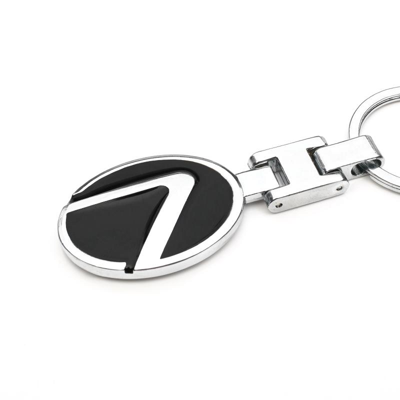 Car Key Chain Metal Keyring Styling Accessories For Lexus RX330 IS250 Ct200h ES300h RX350 IS300h NX300h RX400h ES350 GS300 GX470 HD7