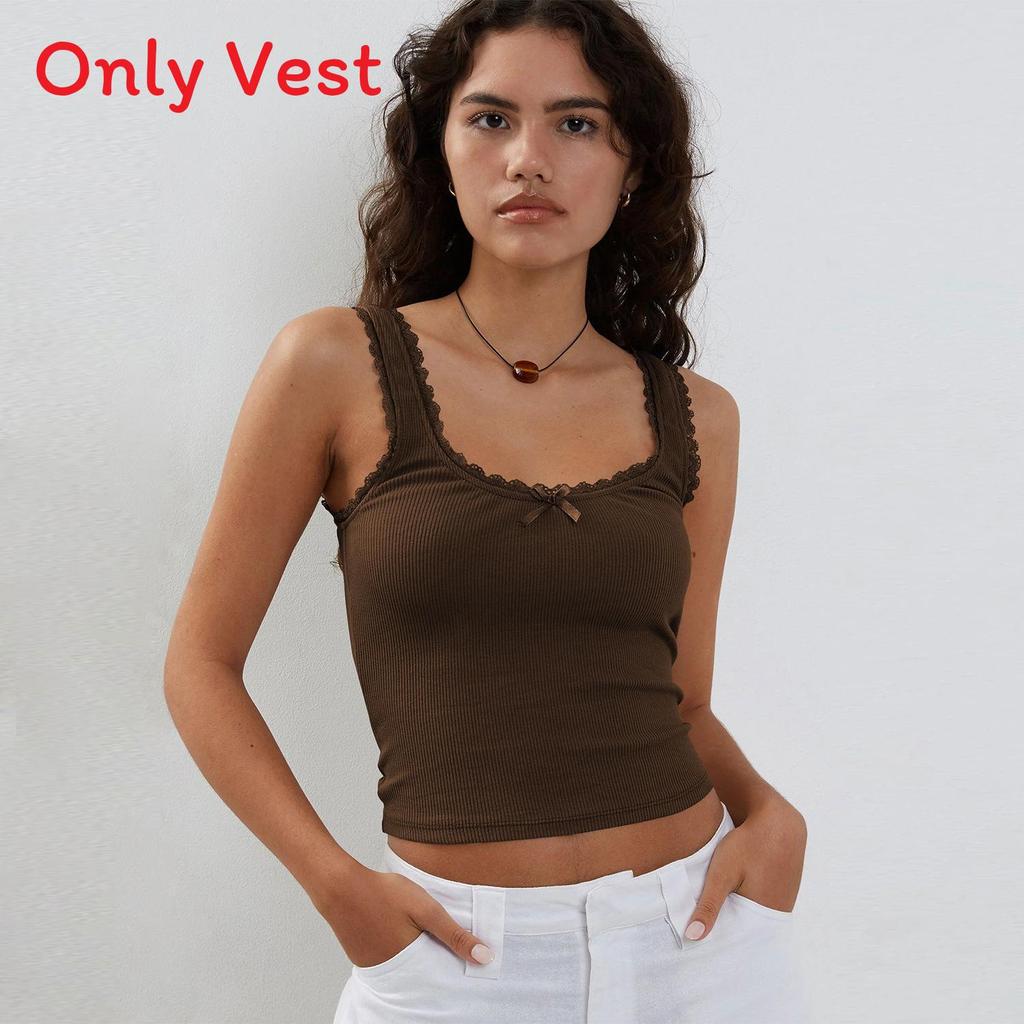 Y2k Girl Fashion Basic Lace Dress Top With High Elasticity For Streetwear Style