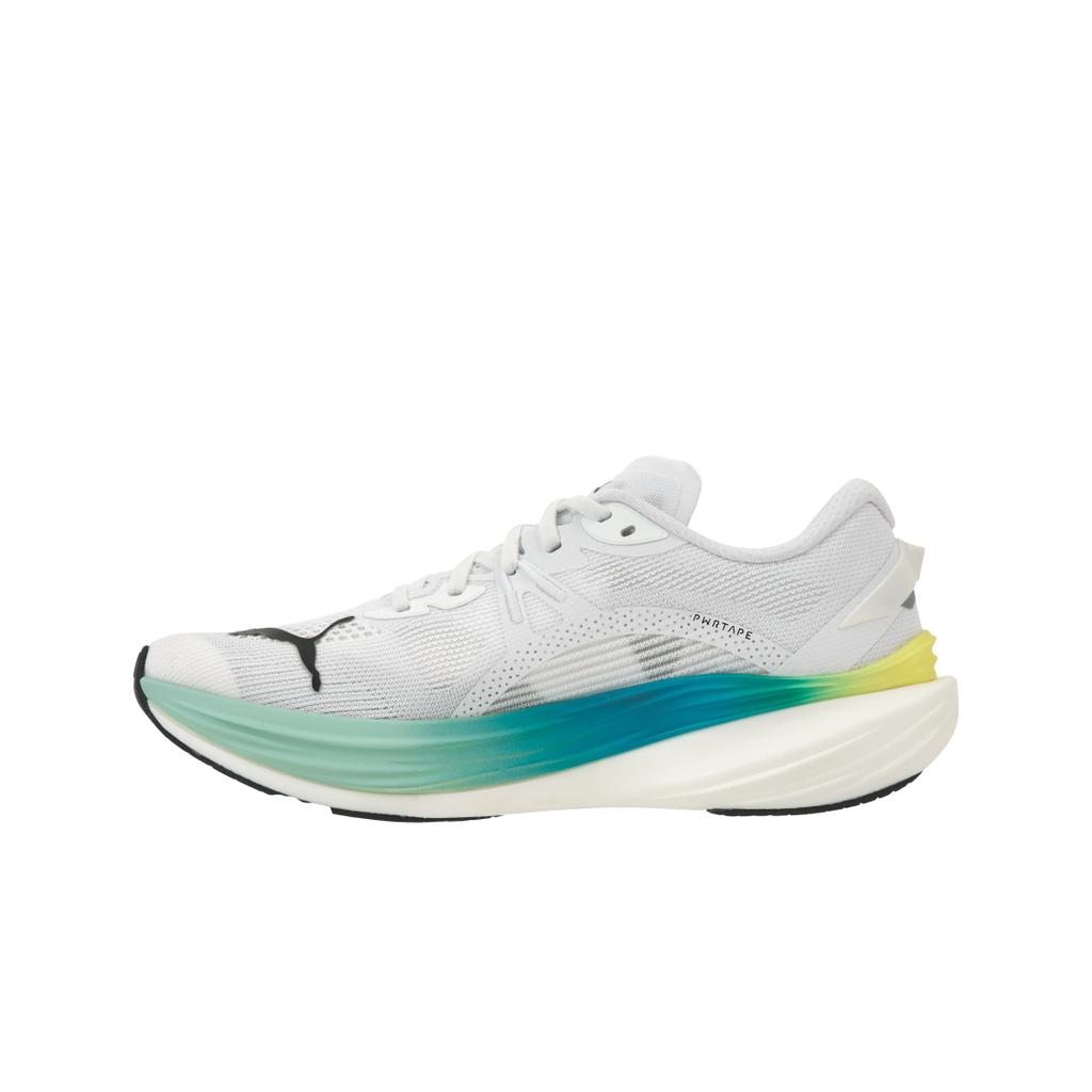 Puma Deviate Nitro 3 Wide White Speed Blue Men Sneakers 378449-07