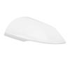 Side Mirror Cover Cap Unpainted White Rearview Wing Mirror Cap Weather Resistant Replacement for Elantra 2021 To 2023
