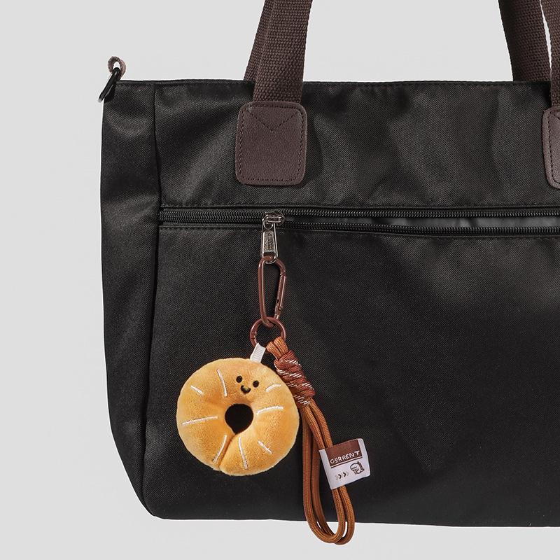 1PC Cute Backpacks Soft Decorative Bread Keychain Durable Sturdy Practical Plush Wallets Delicate Touch Gift