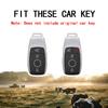 Interior Mouldings Car Remote Key Case Cover Shell Fob For Mercedes Benz A C E S G Class GLC CLE CLA GLB GLS W177 W205 W213 W222