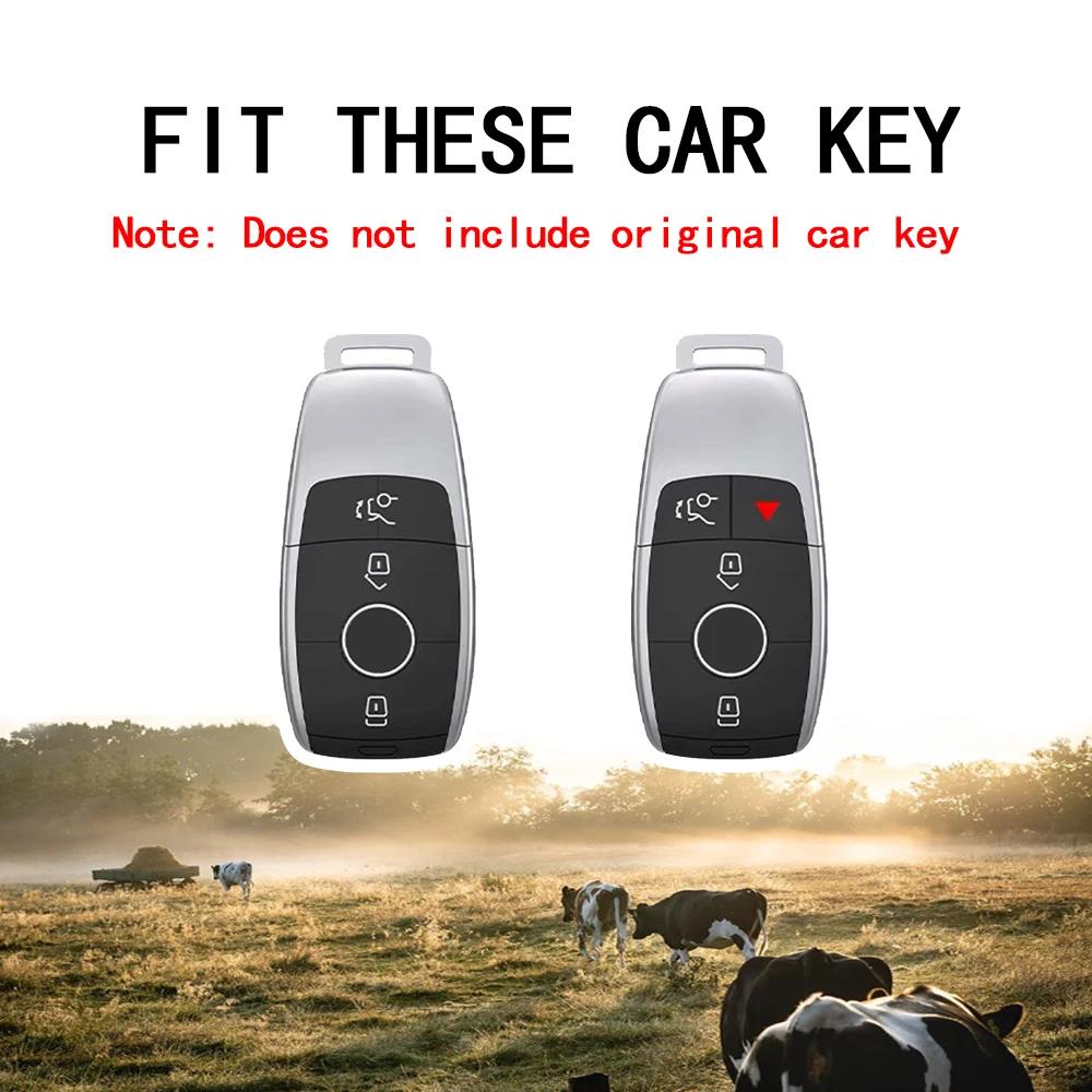 Interior Mouldings Car Remote Key Case Cover Shell Fob For Mercedes Benz A C E S G Class GLC CLE CLA GLB GLS W177 W205 W213 W222