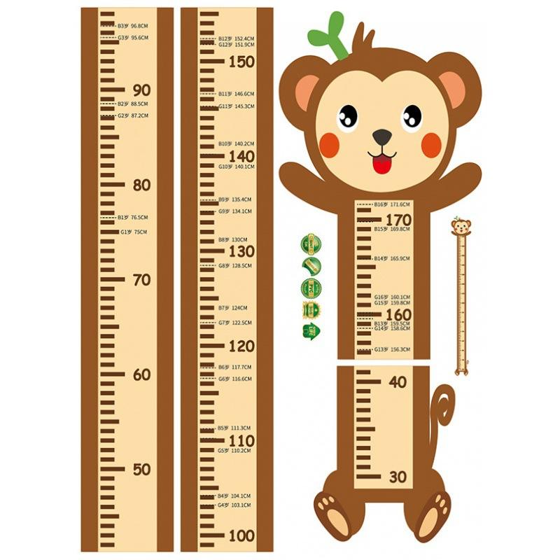 

Серия наклеек для измерения роста животных Детская комната детский сад детское место наклейка на стену
