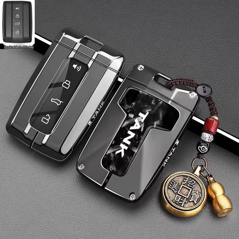 Tank 300/Hi4T/400/500/700 Key Case Shell with Buckle for New Energy Vehicles