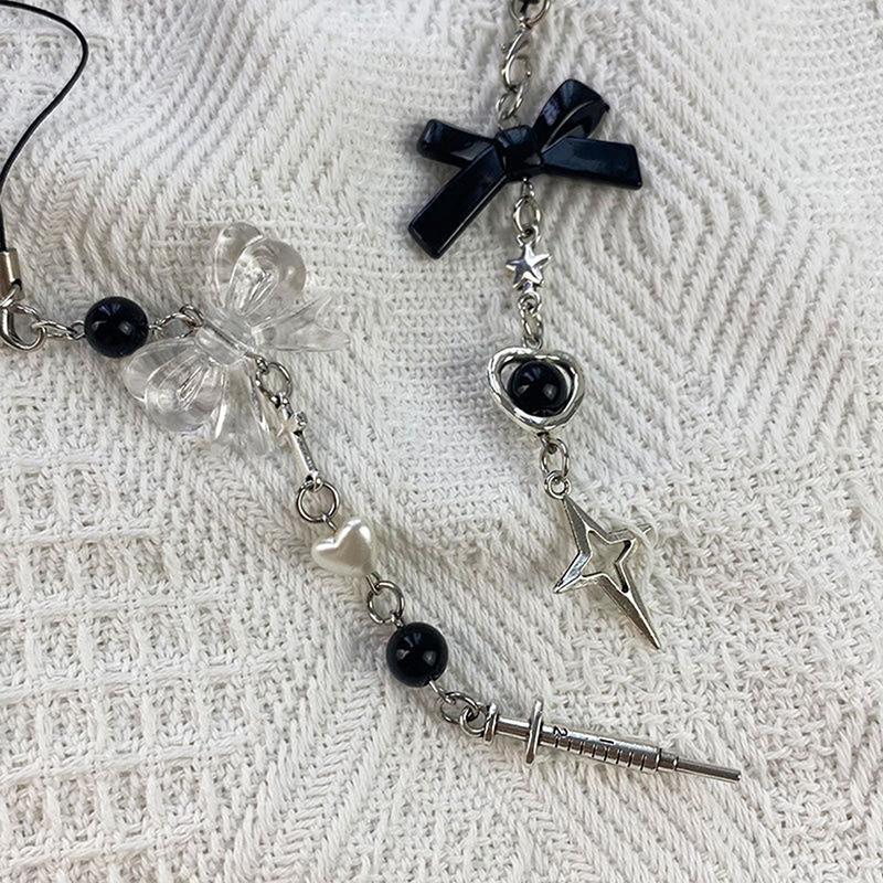 Pink Y2K Phone Charms Pendant Kawaii Key Chain For Bag Cute Accessories Keychain