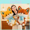 Fox Plush Toy Soft Stuffed Animal With Pp Cotton Filling For Kids Gift