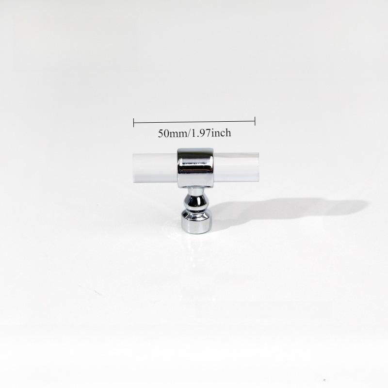

Zinc alloy+acrylic cabinet bathroom cabinet furniture handle Simple and minimalist furniture handle