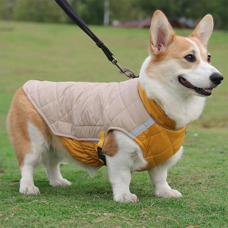Winter Warm Pet Dog Jacket Reflective Dog Clothes Thickened Pet Coat for Small Medium Large Dogs Puppy Costumes with D-ring