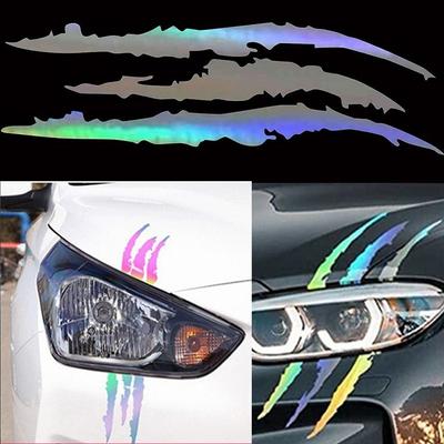 Universal PET Car Headlights Decoration Pasted Car Accessories Claw Car Stickers Car Sticker Car