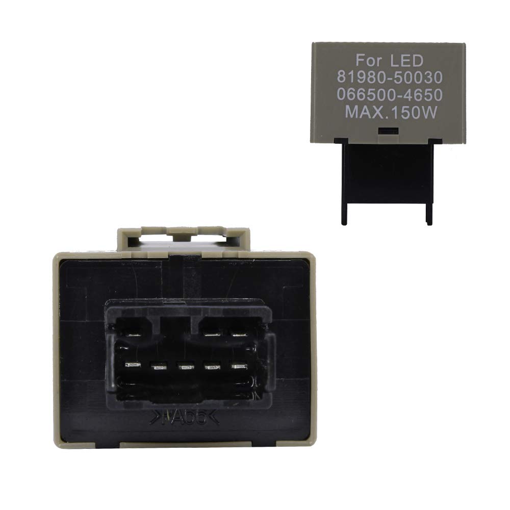 HUIQIAODS LED Compatible, High Fla Prevention Turn Signal Relay, Speed Adjustment, Toyota 8 Pin