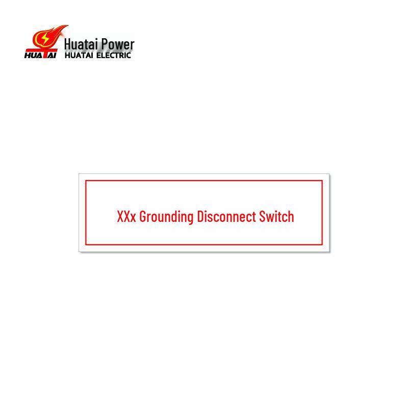 HUATAI HT-FSN-B24 Acrylic Power Equipment Sign