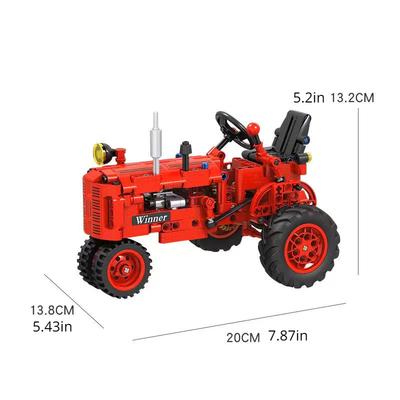 Tractor Building Blocks Toy, Educational Assembled Building Block Toy Model, The Perfect Gift for Christmas, Halloween, Thanksgiving!