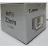Objectif grand-angle à focale fixe Canon EF-M222STMSL EF-M22mm F2 STM Argent pour appareil photo hybride à objectif unique