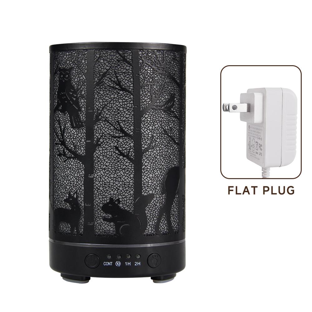 Aroma Diffusor Luftreiniger Tischgerät Ätherisches Öl Hohlhirsch Ultraschall-Luftbefeuchter 100ml Timing-Funktion Automatische Abschaltung