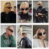 LASPOR Wrap Around Sport Sunglasses for Women Men Sport Shades Glasses Y2K Sunglasses