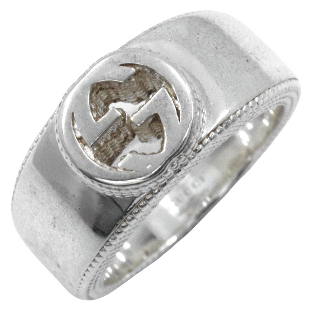 

GUCCI Interlocking G Ring Silver925 #5.1(US Size) 8.5g Women Used