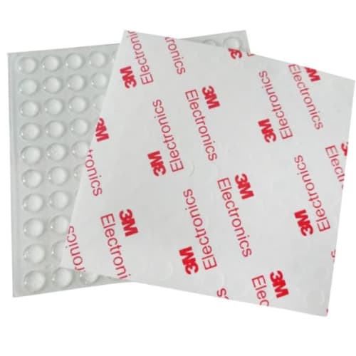 Anti-Slip Rubber Foot Stickers, 100 Pieces, Clear, Round, Cushion Rubber, Anti-Slip Rubber, Door Cushion, Door Stop, Shock Absorber, Soft Cushion, Dia