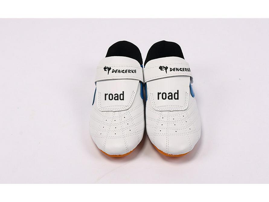 Boty na taekwondo a taiči se svrškem ze syntetické kůže a podrážkou z hovězí šlachy