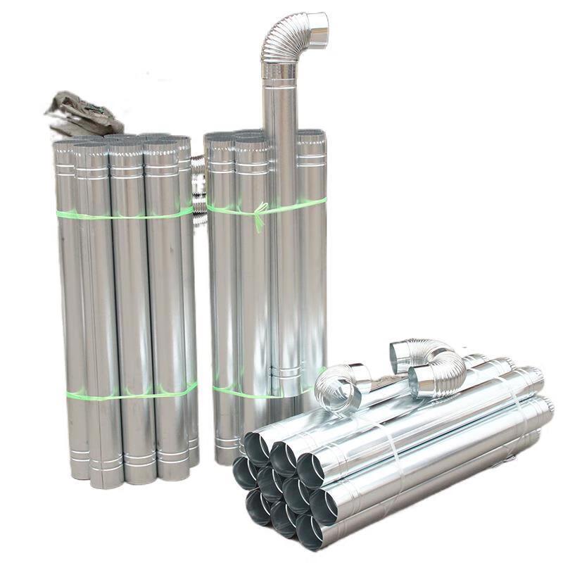Heavy-Duty Stainless Steel Chimney Flue Pipe Kit