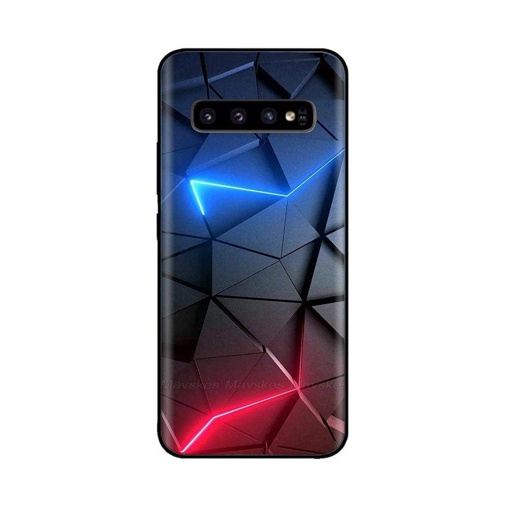 For Samsung S10 Plus Case S10 Silicone Fashion Back Cover Cases For Samsung Galaxy S10 S10E S 10 S10plus Protective Back Cover