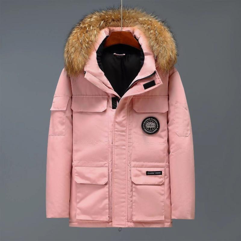 Dumping goods men's and women's Parker medium and long down jackets men's winter new expedition coat jacket