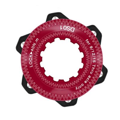 Aluminum Alloy Bicycle Centerlock 6-hole Adapter Bike Disc Center Lock Hub Conversion 6 Bolt Disc