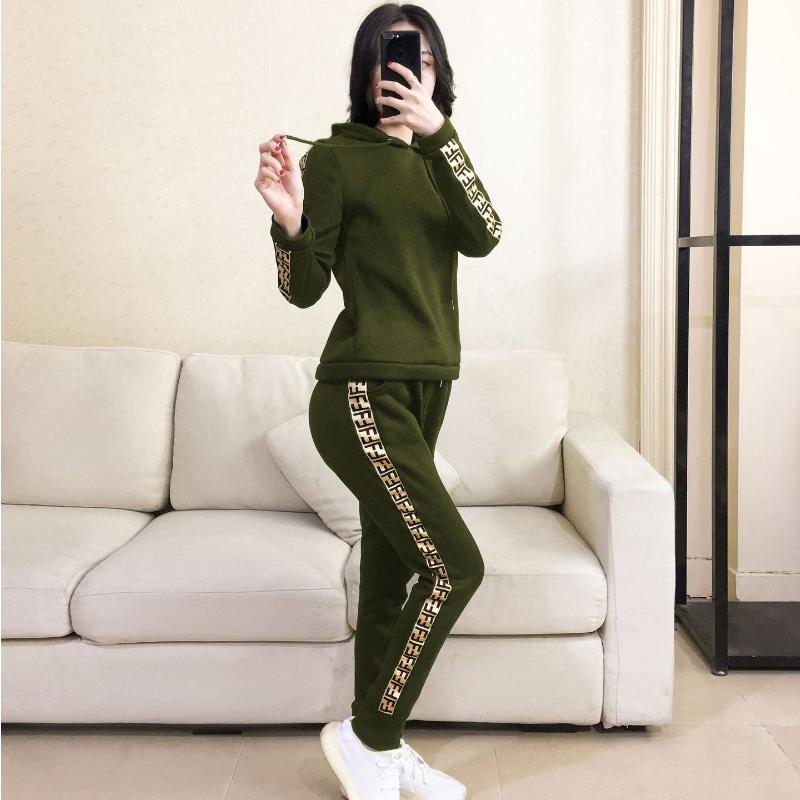 Conjunto casual de otoño Suéter con capucha para mujer y traje de pantalón  Trajes de dos piezas Deportes al aire libre Running Conjuntos diarios  comprar a buen precio — entrega gratuita, reseñas