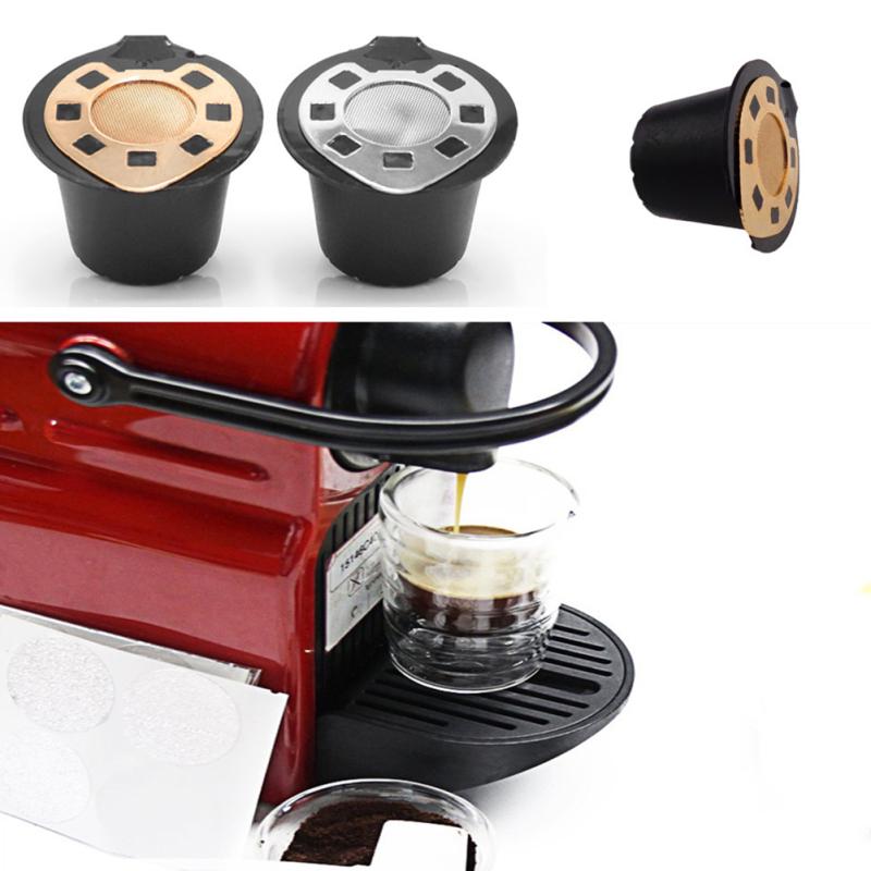 Taza de filtro de carcasa metálica tipo de relleno reutilizable para cafetera  Nespresso comprar a buen precio — entrega gratuita, reseñas reales con  fotos — Joom