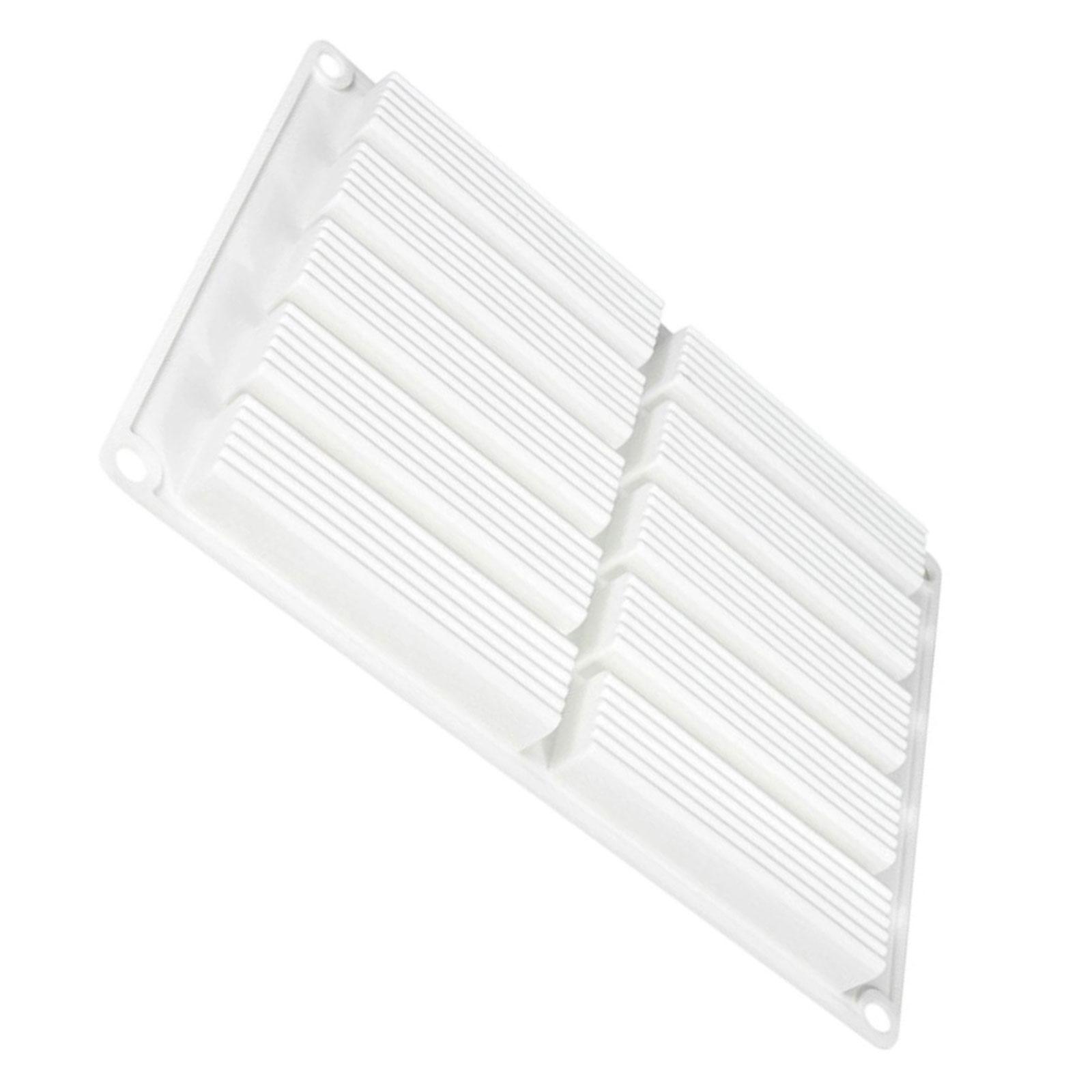 

Fondant Chocolate Molds Vertical Stripes Silicone Molds Mousses Cake Decorating Tool Candle Soap Molds Easily to Clean белый