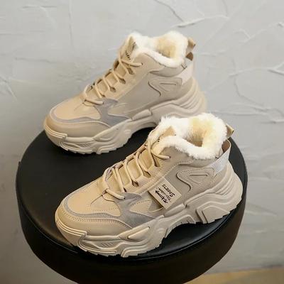 Fashion Women Korean Version Platform Dad Shoes  New All-match Casual Sneakers Fashion Winter Warm Sport Women's Vulcanized Shoes 2024
