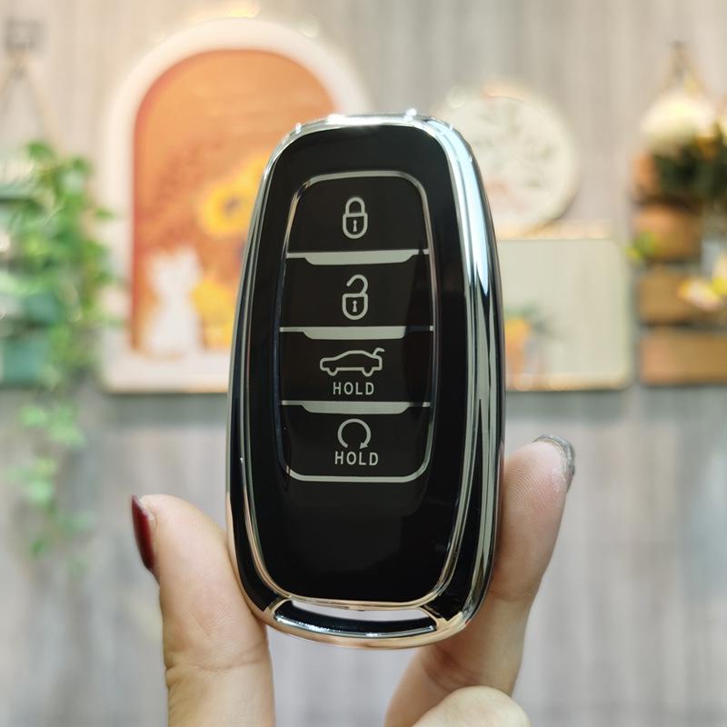 

Чехол для ключа автомобиля Hongqi: Совместим с моделями H5, H9, E-HS9, H7, E-QM5, E-HS3, HS5, HS7