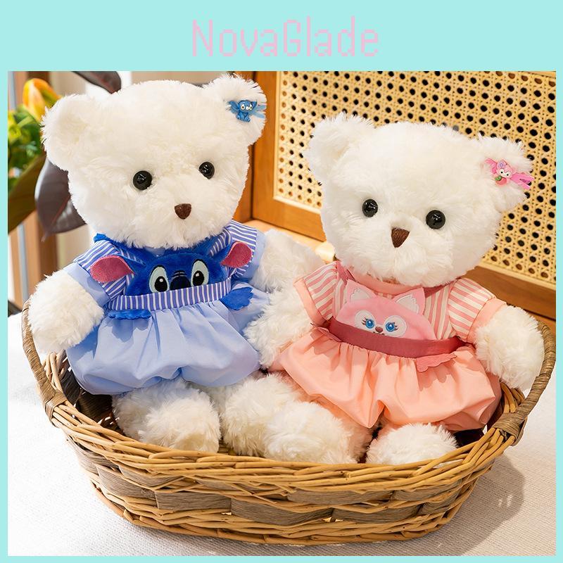 Cuddly Plush Bear With Mixand Match Outfits For Kids And Doll Enthusiasts