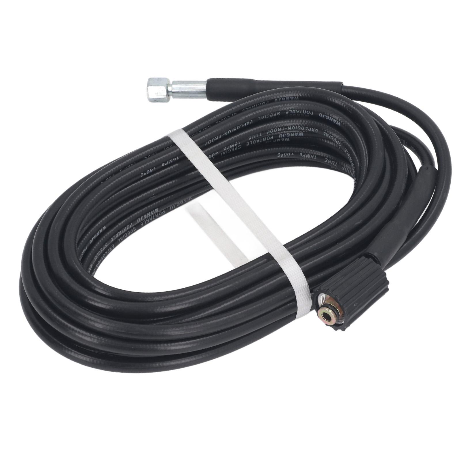 

10 м Шланг для мойки высокого давления ПВХ Резиновый Взрывозащищенная труба Гибкая водяная трубка для чистки автомобиля M22x1.5мм-14мм Type 2