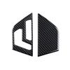 2Pcs Black Carbon Fiber Car Inner Door Panel Cover Trim Fit for Mercedes Benz C Class W204 2013 2012 2011 2010 2009 2008 2007