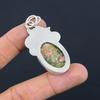 Easter Deal 925 Sterling Silver Unakite Gemstone Wedding Anniversary New Pendant