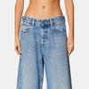 Diesel FW23 D-Sire Low Rise Distressed Loose Fit Wide Leg Jeans Women Jeans Blue A0692509I29-01