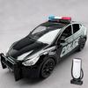 1/24 Tesla Model Y SUV Alloy Police New Energy Car Model Diecast Metal Vehicles Car Model Simulation Sound and Light Children Toy Gift